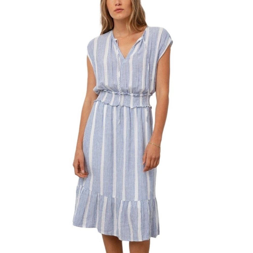 Rails Ashlyn Fremont Stripe Dress Sz XL Blue White